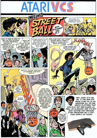 Dr. J heartily endorses the new Atari VCS