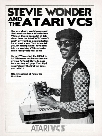 Stevie Wonder chooses Atari