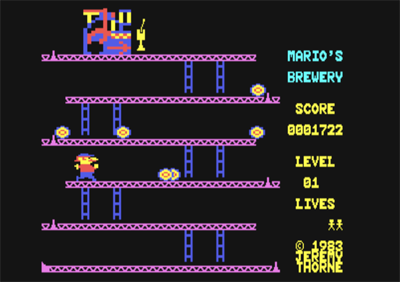 Mario's Brewery for the Commodore 64